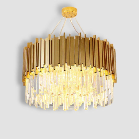 Golden Crystal Chandelier