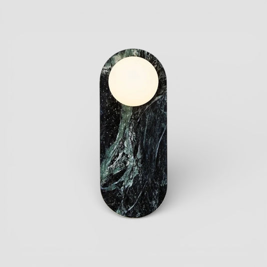 Minimalist marble stone hotel wall lamp