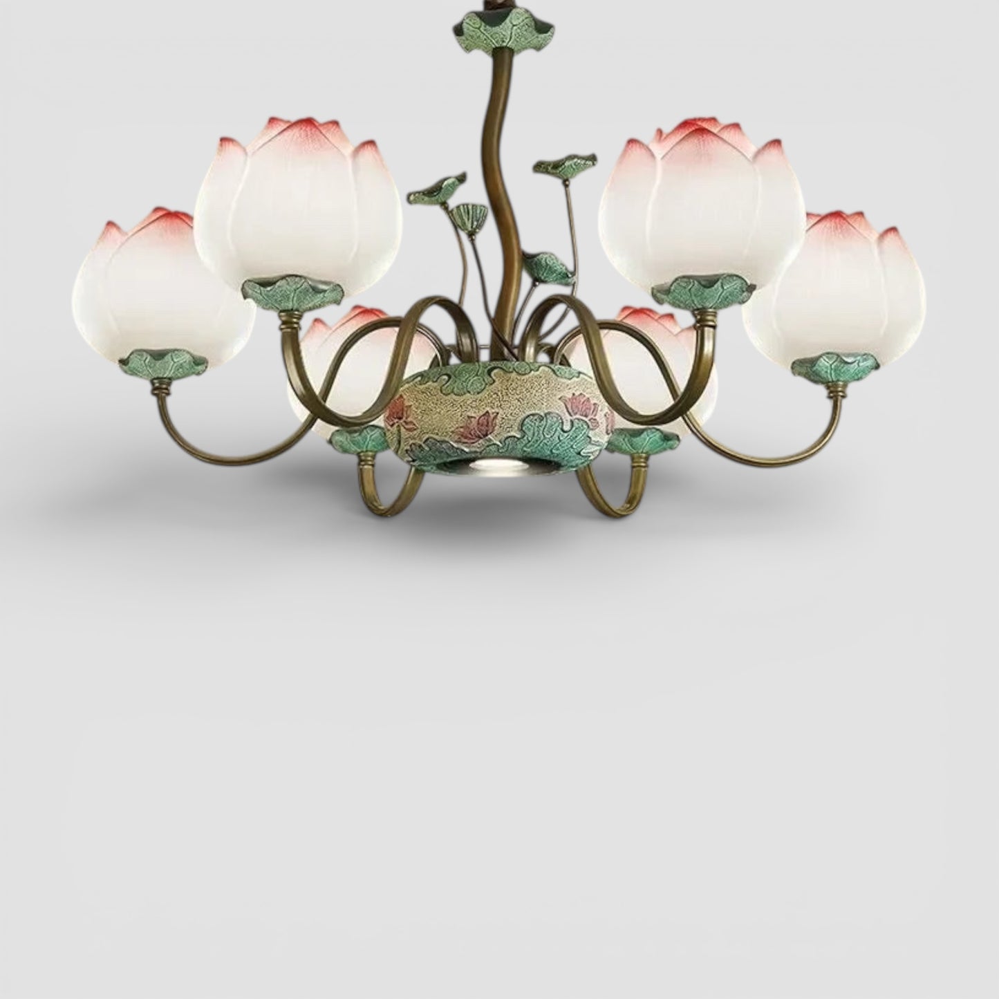 Lampadario a LED a forma di fiore di loto