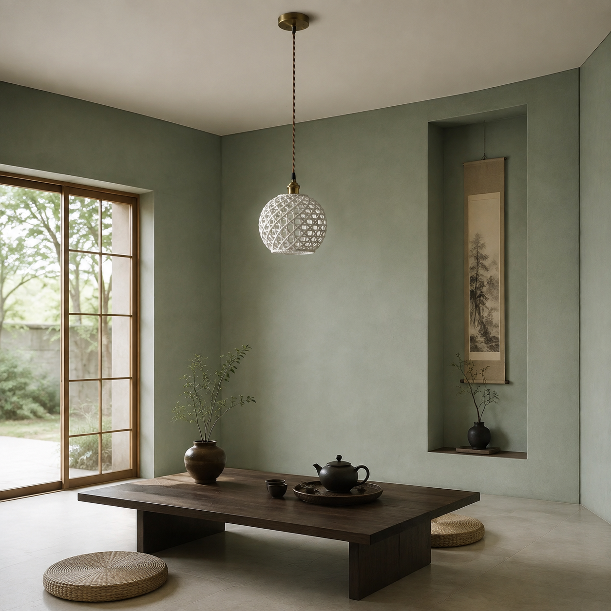 LUXELY japanese-inspired ceramic pendant light