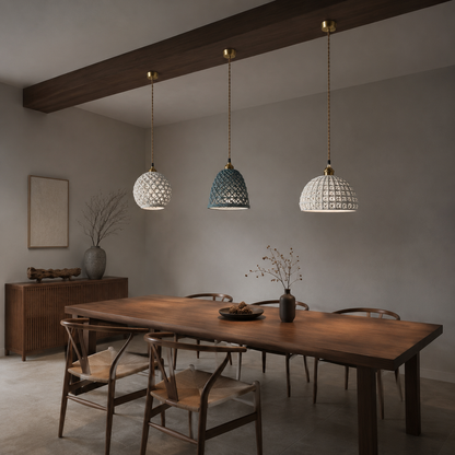LUXELY japanese-inspired ceramic pendant light