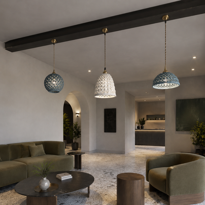 LUXELY japanese-inspired ceramic pendant light