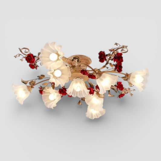 Drottningblommig taklampa för sovrum