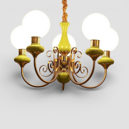 Pastoral cream room chandelier