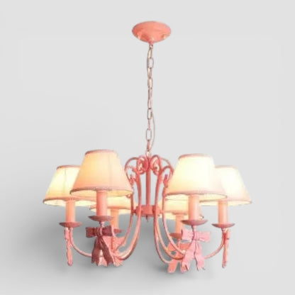 Bowknot princess room chandelier
