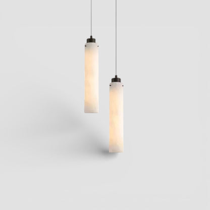 Natural marble led pendant light for dining room