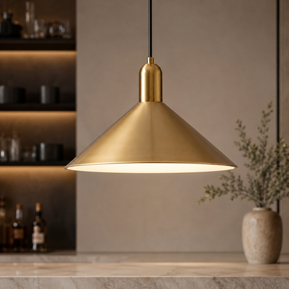 Minimalistische LED-Pendelleuchte für Esszimmer und Küche