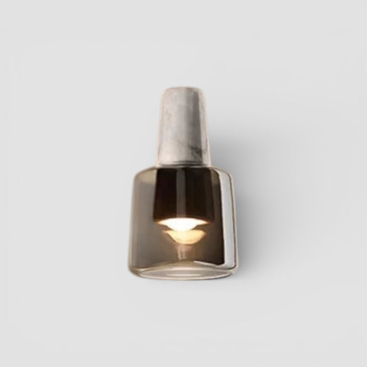 Marmor och vit glas pendellampa för kök och matsal