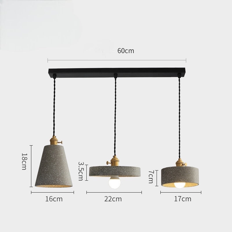 Modern Cement Pendant Light