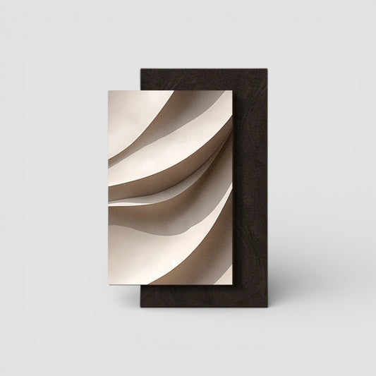 Geometric 3D design mural wall sconce