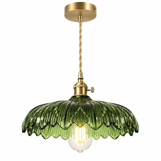 Colgante flor de cristal