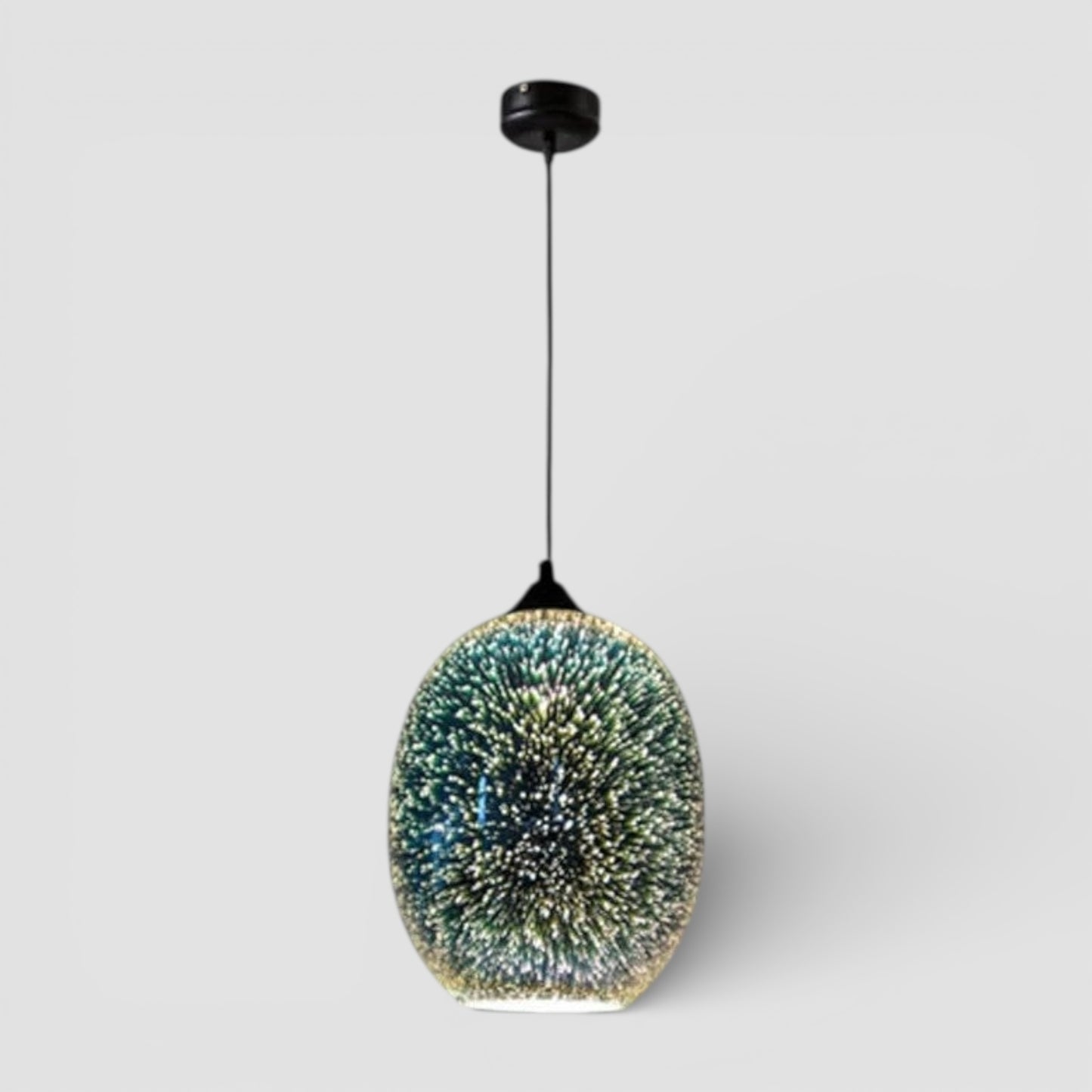 Modern 3D fireworks effect pendant light