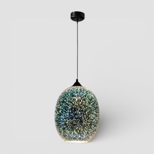 Moderne hanglamp met 3D vuurwerkeffect