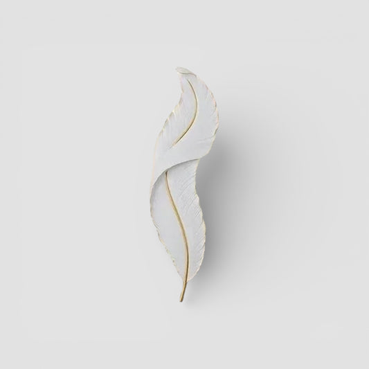 Feather LED wall sconce
