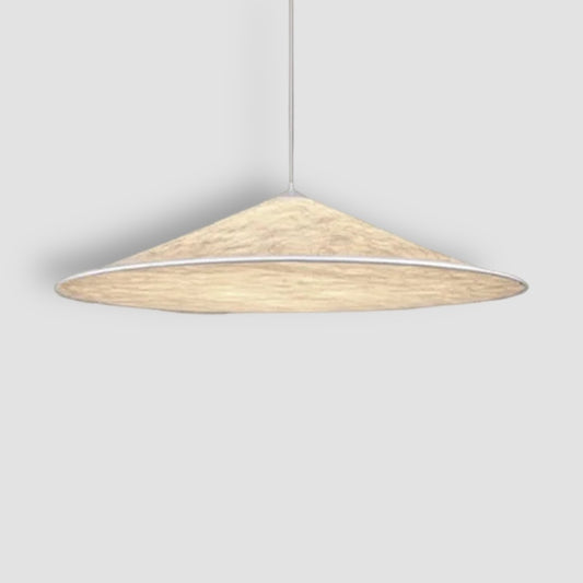 Japanese silk pendant light