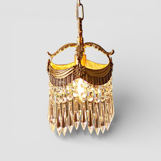 Luxe franse fluwelen kwast hanglamp