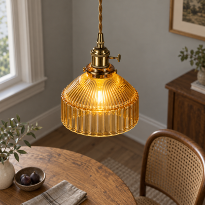 Nordic glass pendant light