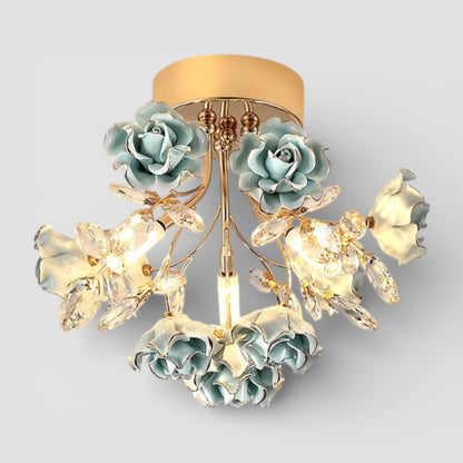 Kinder Rose Kristall Kronleuchter