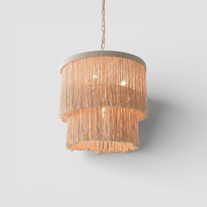Rustik boho taklampa landsbygd