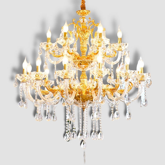 Empire Chandelier with crystals