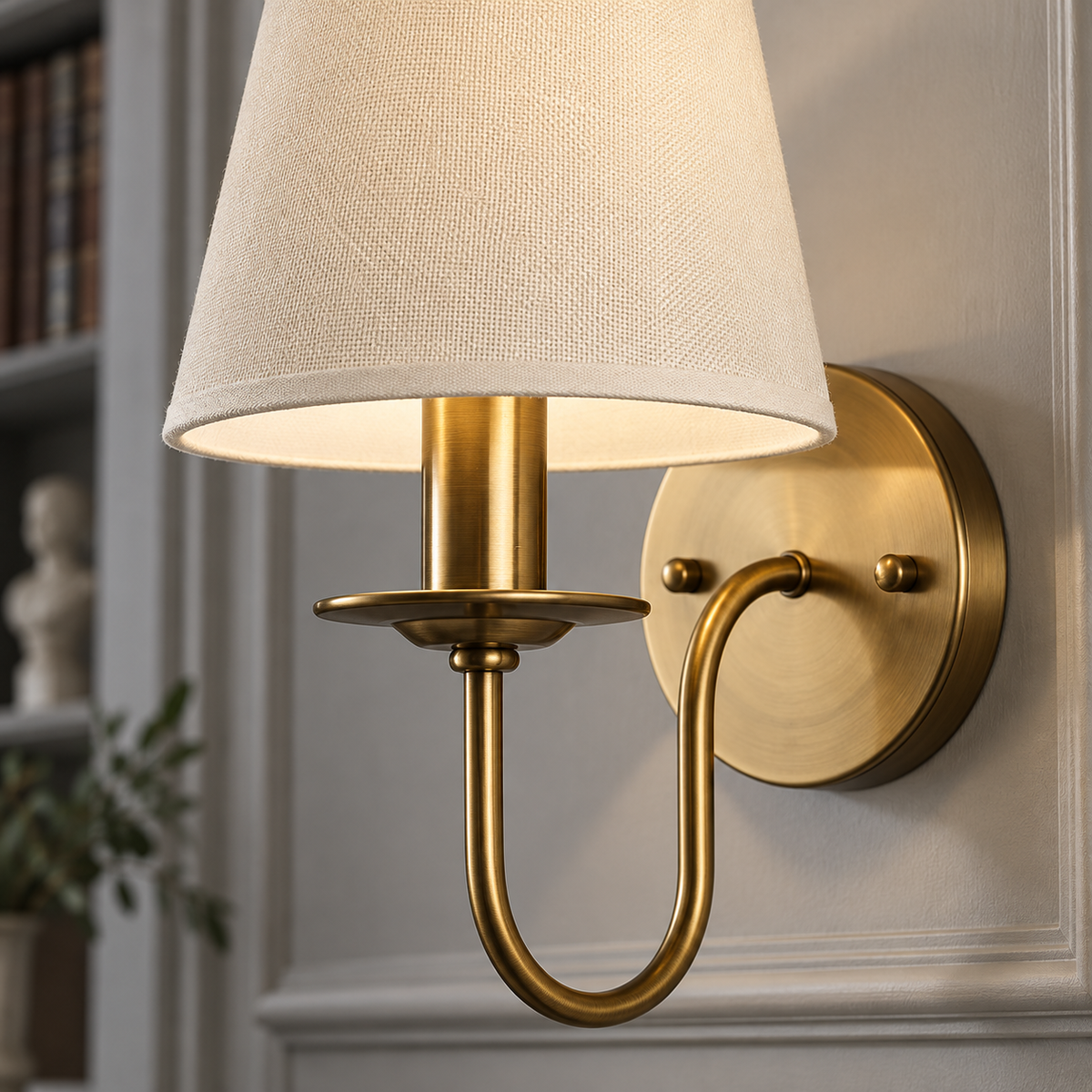 Lampada da parete vintage europea