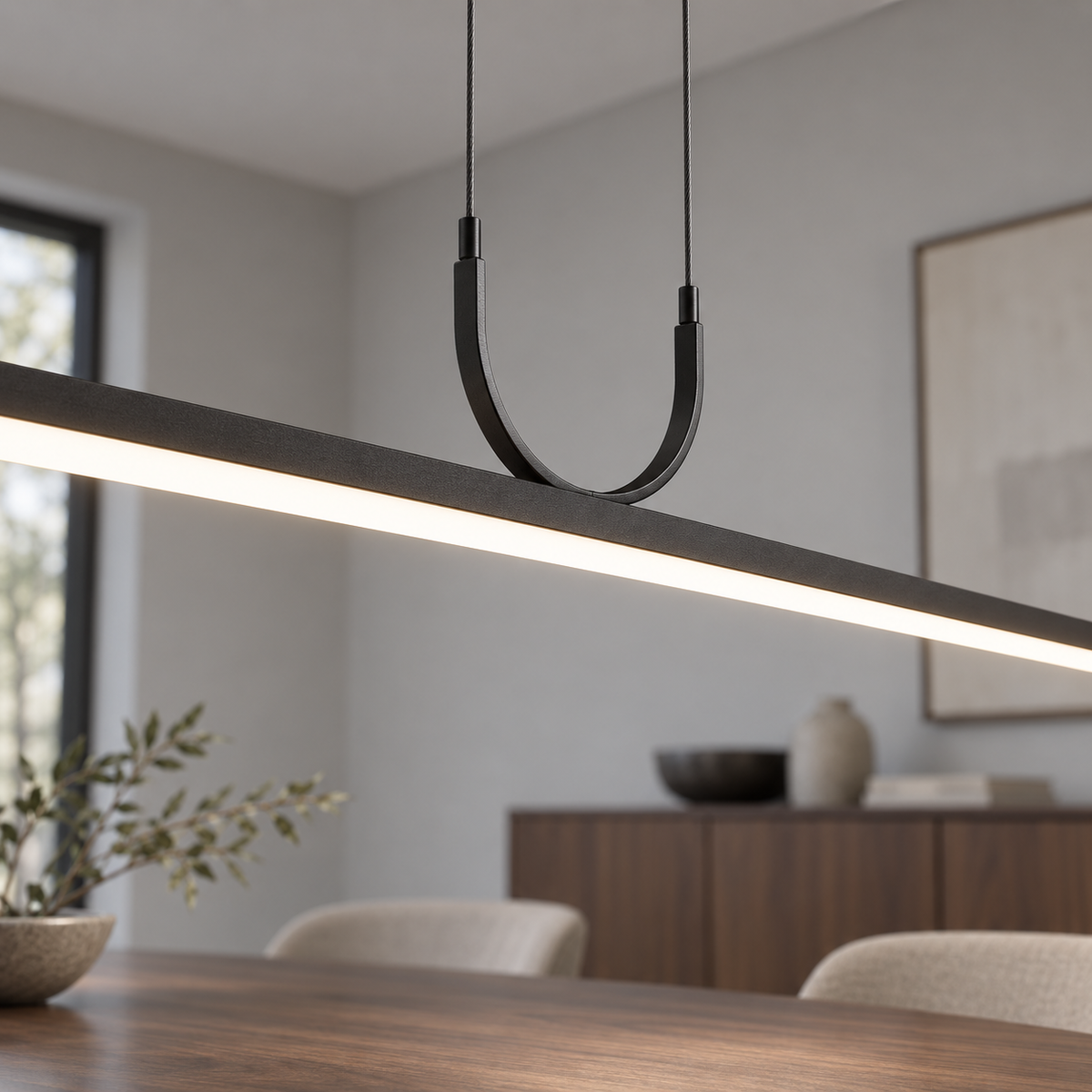 Lampadario da sala da pranzo della linea Infinity