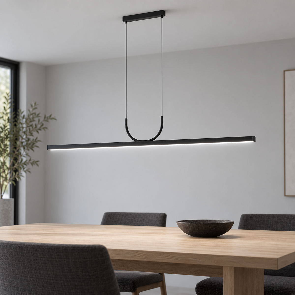 Lampadario da sala da pranzo della linea Infinity