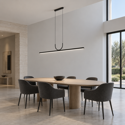 Lampadario da sala da pranzo della linea Infinity