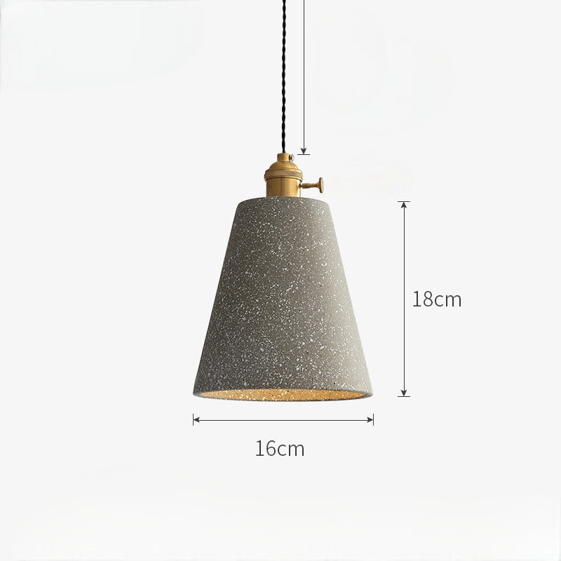 Moderne Cement Hanglamp