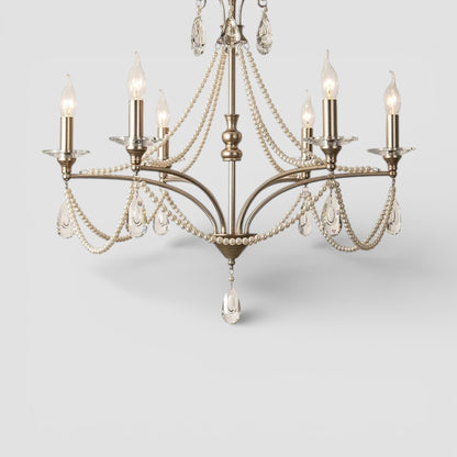 Lustre en cristal français pour le salon d'une villa