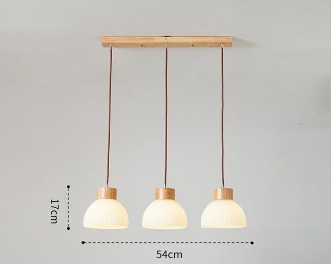Nordic wooden ceiling chandelier for living room