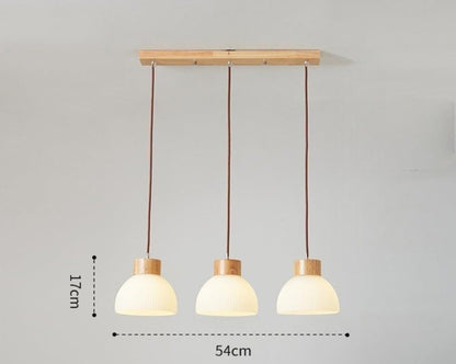 Nordic wooden ceiling chandelier for living room