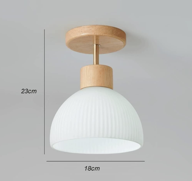 Nordic wooden ceiling chandelier for living room