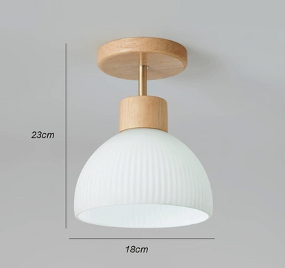 Nordic wooden ceiling chandelier for living room