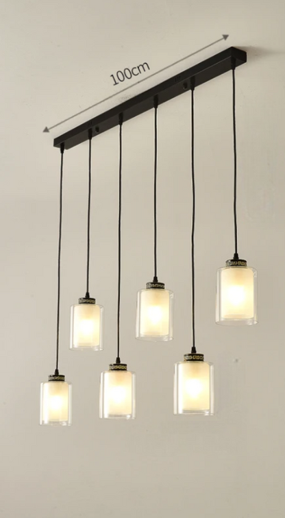 Nordic chandelier for high ceiling staircase