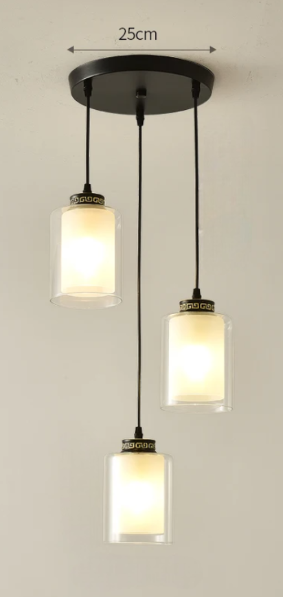 Nordic chandelier for high ceiling staircase