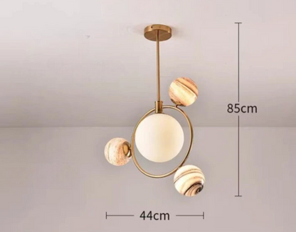 Cosmic loft statement chandelier