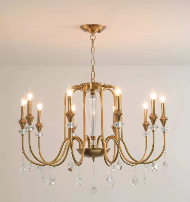 Postmoderne Kristall-Statement-Leuchte