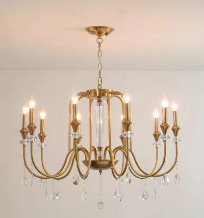 Postmoderne Kristall-Statement-Leuchte