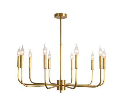 Pendentif minimaliste en cuivre de luxe