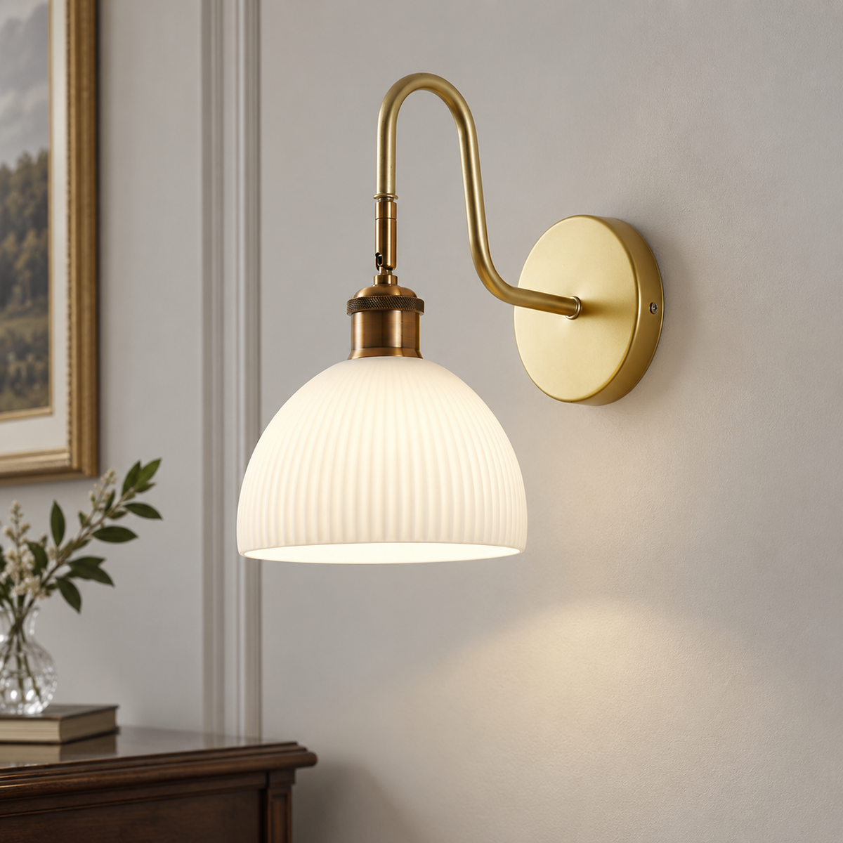 Lampada da parete classica