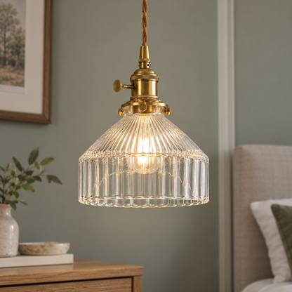 Nordic glass pendant light