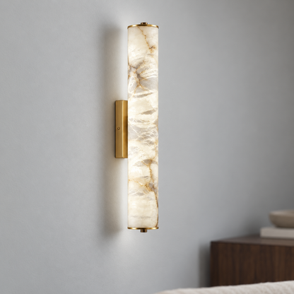 Wabi sabi luxury marble sconce