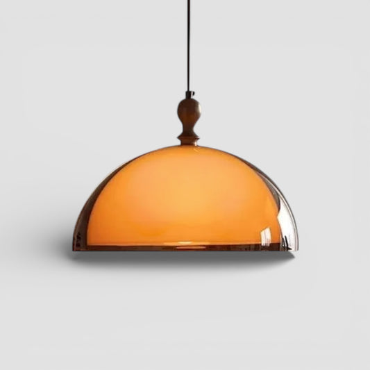 Moderne glazen hanglamp voor de eetkamer