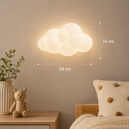 Applique murale « Nuage et étoile »