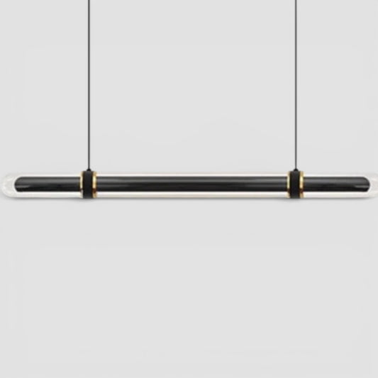 High end linear pendant light for bar counter