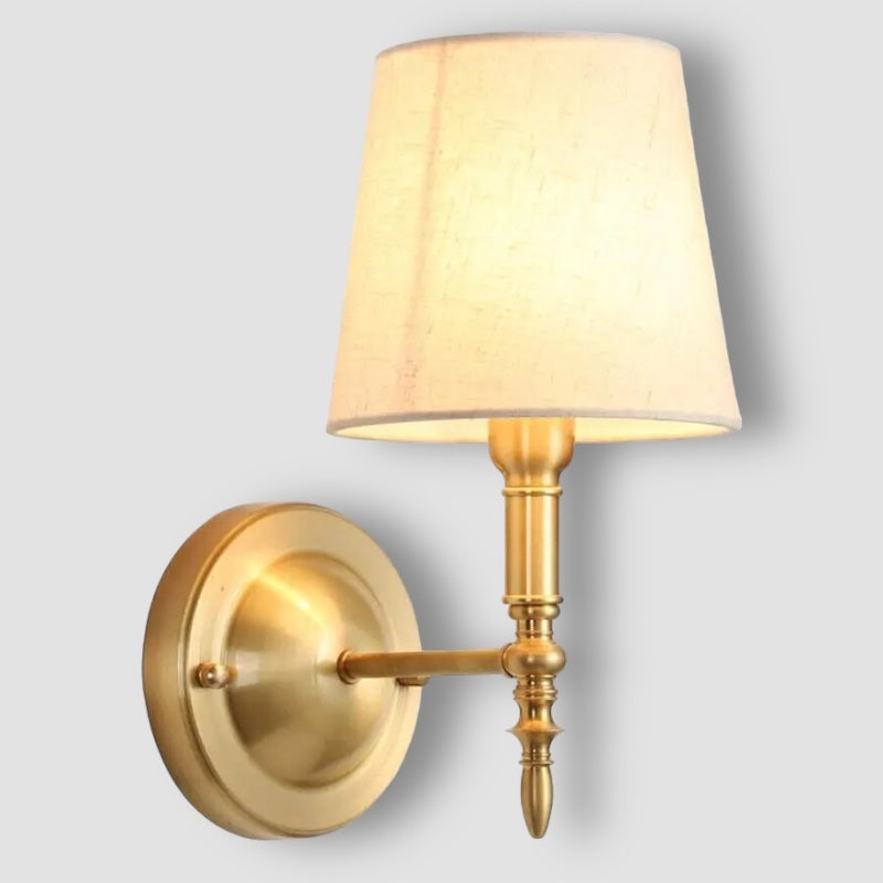 Vintage Gouden Wandlamp