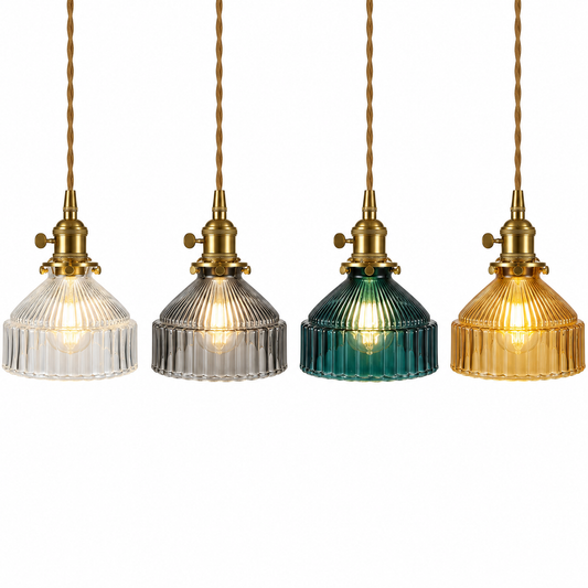 Nordic glass pendant light
