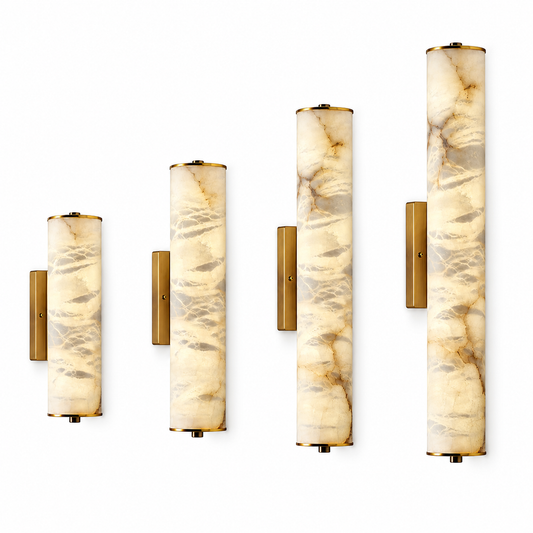 Wabi sabi luxury marble sconce
