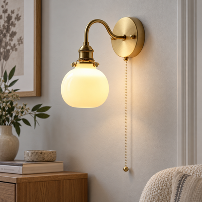 Scandinavische keramische wandlamp